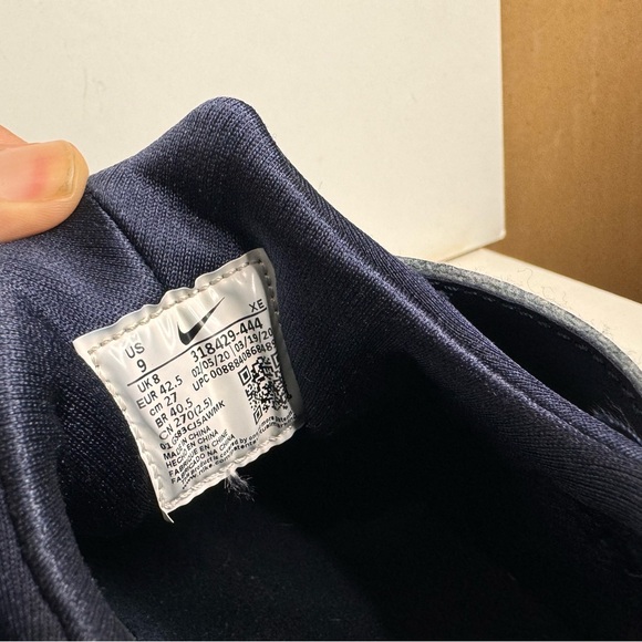 Men’s size 9 Nike Air Huarache midnight navy running sneakers low top trainers - Picture 4 of 11